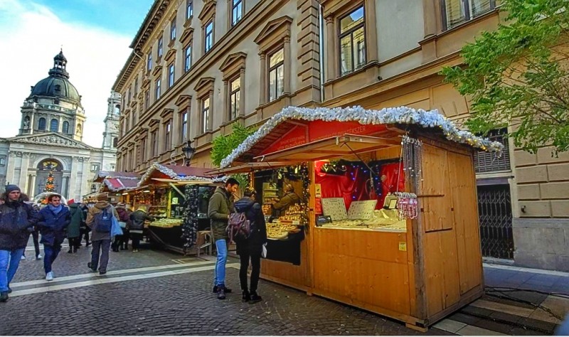 Targurile de Craciun din Budapesta, in pandemicul 2021