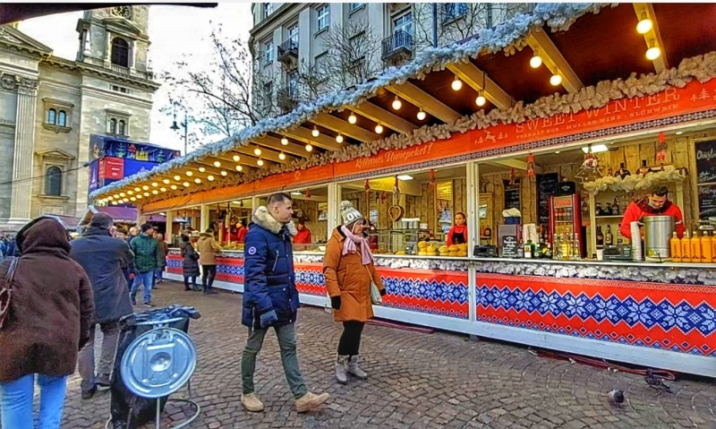 Targurile de Craciun din Budapesta, in pandemicul 2021