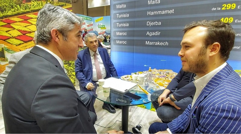 Officials from Marmaris, Turkey, at the Romanian Tourism Fair